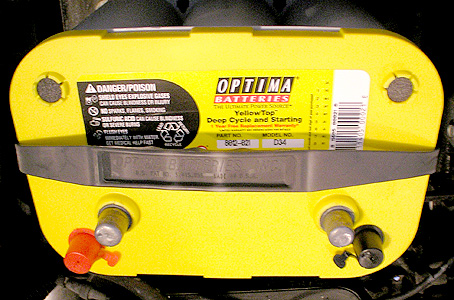 Optima D34 Yellow-Top Battery Installation