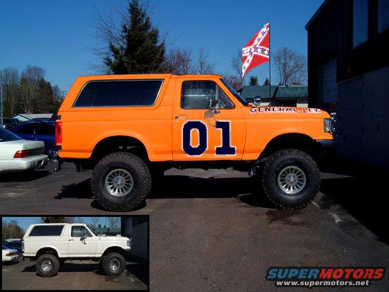 rebel flag ford truck