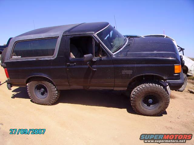 Matte Black Ford Bronco