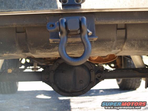 Jeep xj rear tow hook #3