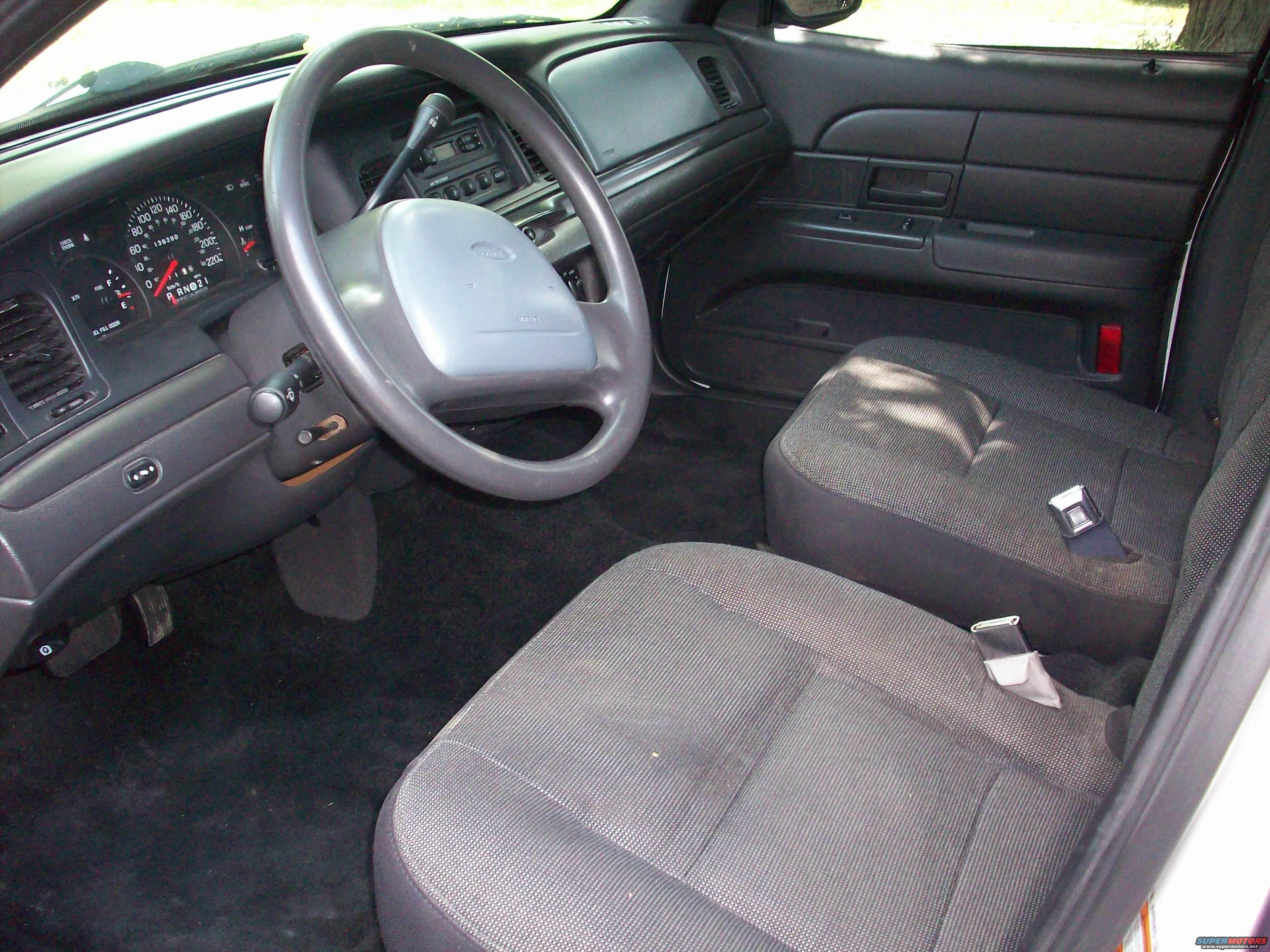 2003 Ford Crown Victoria Interior And Under The Hood Picture