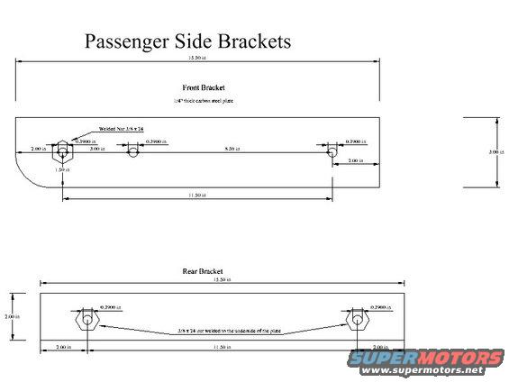 Ford bronco ii adapter plates #4