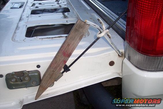 Ford bronco tailgate torsion bar #9