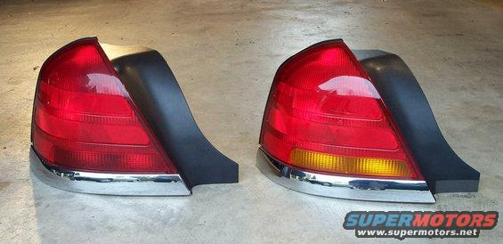 taillamps-99-a-and-98-1.jpg Different taillamps. The one on the left is for a '99 Police Interceptor and the one on the right is for a '98 Police Interceptor.