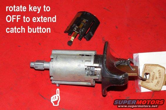 collar03.jpg The cylinder must be rotated back to OFF before rotating forward past START to disassemble it from its housing.

New [url=https://www.amazon.com/dp/B008AEKLTI/]lock cylinder set[/url] ~$70~100 (3): with black keys (2), black ignition cylinder, stainless door cylinders (2)

Ford (1L3Z-11582-A) improved lock cylinder kit [url=https://www.amazon.com/dp/B000IYIUGO]MotorCraft SW-6383[/url] ~$60 (not the A/C clutch pressure switch with the same number)
[url=https://www.supermotors.net/registry/media/461275][img]https://www.supermotors.net/getfile/461275/thumbnail/iglockcyl99.jpg[/img][/url] . [url=https://www.supermotors.net/registry/media/1172280][img]https://www.supermotors.net/getfile/1172280/thumbnail/fordis.jpg[/img][/url]

StratTec is the OEM for the Ford kit, and its number is [url=https://www.amazon.com/dp/B01940DYZO/]707624[/url] for about half the price. The blank key is [url=https://www.amazon.com/dp/B005YNO7KW]597638[/url] for ~$2.50~6 each.