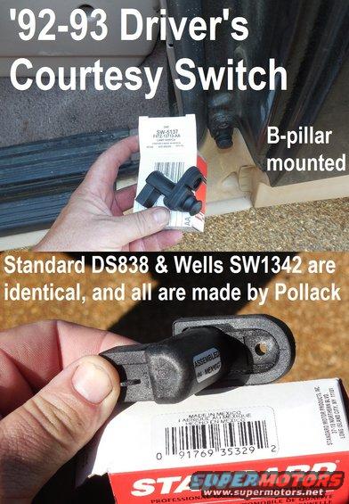 ctsyswl9293.jpg Oddly, this relatively-rare switch is still in-production, but only by Pollack (probably the original supplier).

[url=http://www.supermotors.net/registry/media/768213][img]http://www.supermotors.net/getfile/768213/thumbnail/doorsw93.jpg[/img][/url] . [url=http://www.supermotors.net/registry/media/1035342][img]http://www.supermotors.net/getfile/1035342/thumbnail/tdl.jpg[/img][/url] . [url=http://www.supermotors.net/registry/media/985444][img]http://www.supermotors.net/getfile/985444/thumbnail/doorsw93.jpg[/img][/url]