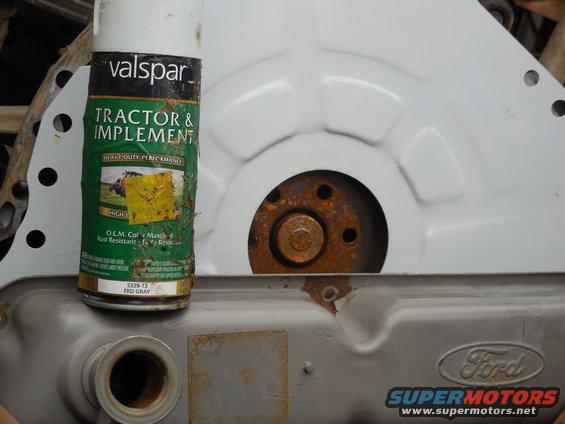 valspargray.jpg Valspar Ford Gray Implement Paint is much lighter than Ford automotive gray