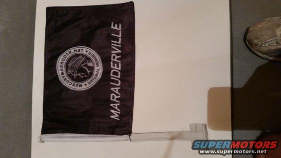 20150719_171551.jpg Marauderville flag that attaches to the window. 

*SOLD*