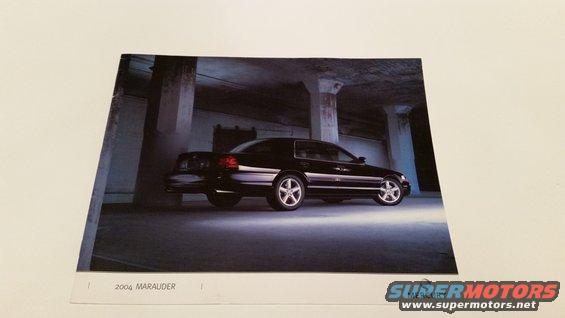 20150719_212622.jpg 2004 Marauder dealership brochure. $10