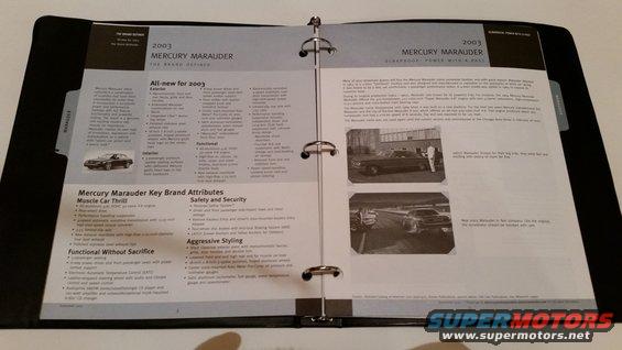 20150719_214216.jpg 2003 AND 2004 dealer-only Marauder specifications binder. 

*SOLD*
