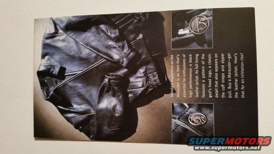 Mercury marauder 2024 leather jacket