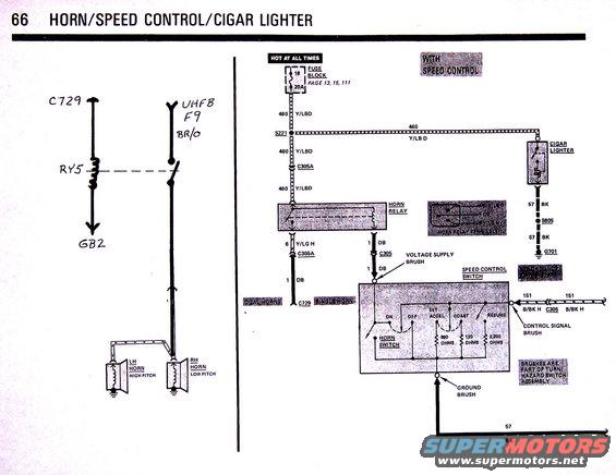 horn-modification.jpg The original horn wiring was causing a significant voltage drop to the horn due to a long path from the battery over small gauge wire. This gave the horn a real wimpy sound. I modified the wiring by adding a relay that supplied voltage directly from the battery and controlling the relay from the original connection to the horn