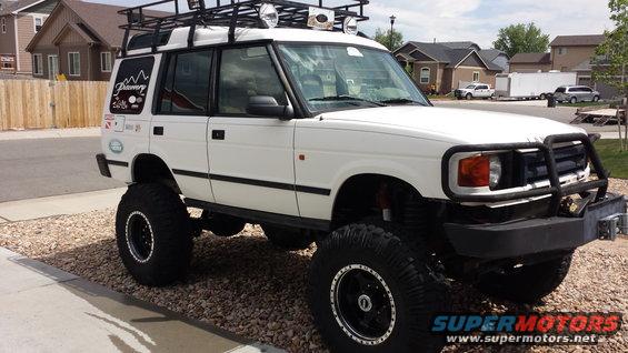 20160530_143937.jpg 1995 Land Rover body on a 1990 bronco Chassis 351W EFI, C6
D60 HP, King Pin, 10.25  37x12.5x17 Truxus MT