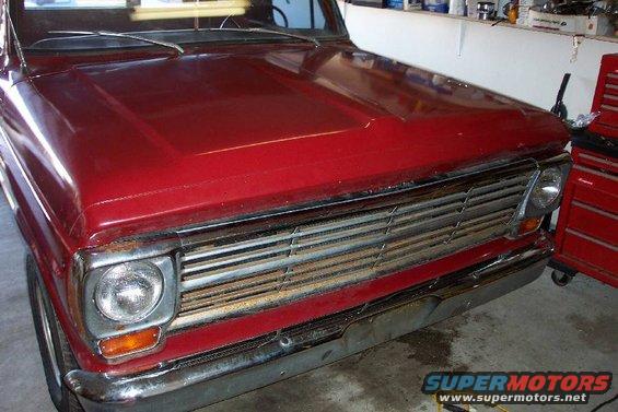 rf_angle.jpg The hood trim still needs to be installed and we've got a replacement '67 aluminum grille in the works.  