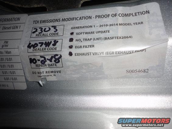 dsc02064.jpg New under hood TDI Emissions Modification - Proof of Completion label