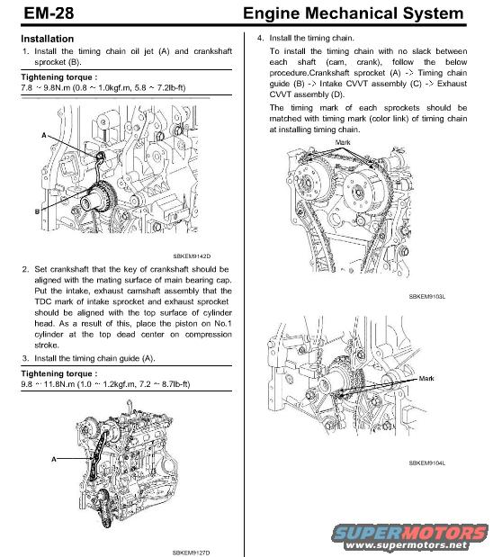 2010 hyundai genesis coupe 3.8 timing chain replacement