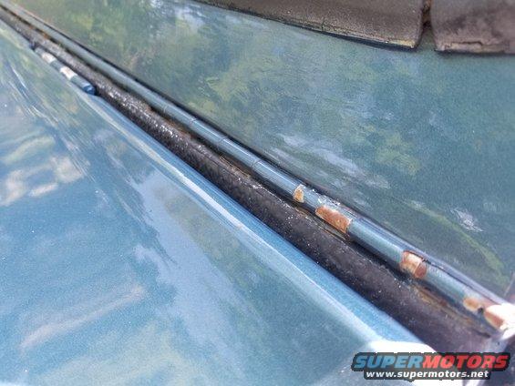 20190515_095726.jpg Bedliner is visible at the top of the firewall, between the hood & w/s frame. The window gaskets are shot, but so are the few other body seals that are installed. There's a box full of new seals.