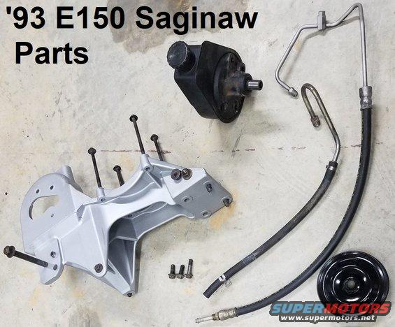 sagswap93.jpg Saginaw PS Pump Swap

After finding a few Saginaw setups on a junkyard run, I cleaned up all their parts and put one on this truck.  I also swapped to a Dayco 5060995 PolyRib belt, but I'll need a longer one when I swap to a 130A 3G alternator.  And I added a Raybestos magnetic filter using ~4&quot; of 3/8&quot; PS return hose & 2 clamps.