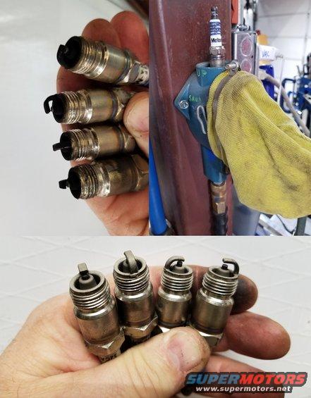 20200113_151816.jpg The new plugs got a thick layer of soot just from what was in the combustion chambers while I ran the engine for less than an hour to make sure it was OK. So I had to blast them clean.
IF THE IMAGE IS TOO SMALL, click it.