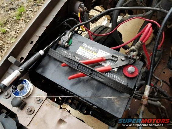 20200328_181627.jpg I soldered a new clamp onto the positive battery cable.

[url=https://www.supermotors.net/registry/2742/69178-4][img]https://www.supermotors.net/getfile/723279/thumbnail/07done.jpg[/img][/url]