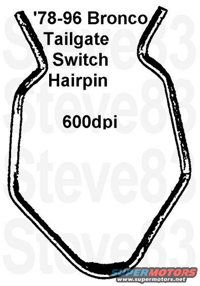 tgswhairpin.jpg This can be used as a pattern to bend a replacement clip from an appropriate wire, like the spring for a C-cell battery. just be sure to set the print resolution at 600dpi, or increase the white background size (in pixels) to 600x the print area in inches.