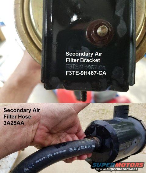 secondryfltrbrkt93.jpg Secondary Air Filter/Silencer Bracket & Hose
IF THE IMAGE IS TOO SMALL, click it.