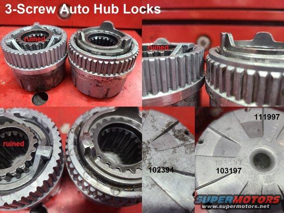 autohublockfailed.jpg This is the only pair of auto hub locks I've ever found that were actually ruined.
IF THE IMAGE IS TOO SMALL, click it.