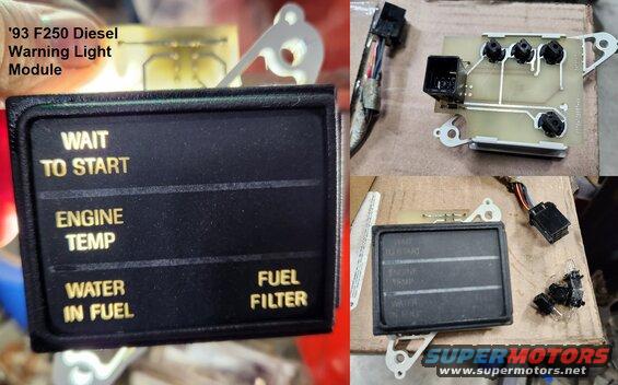 dieselights93f25073l.jpg '92-97 Diesel Warning Light Module (cleaned)
IF THE IMAGE IS TOO SMALL, click it.