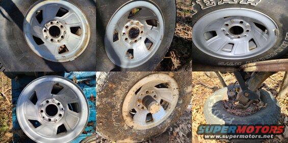 wheelstylargs.jpg Argent (silver-painted) Steel Wheels 15x7.5 with 5x5.5 lugs, 3.45" center bore, & 3 hubcap threaded holes
IF THE IMAGE IS TOO SMALL, click it.

See also:
[url=https://www.supermotors.net/registry/media/751152][img]https://www.supermotors.net/getfile/751152/thumbnail/rimscaps.jpg[/img][/url]