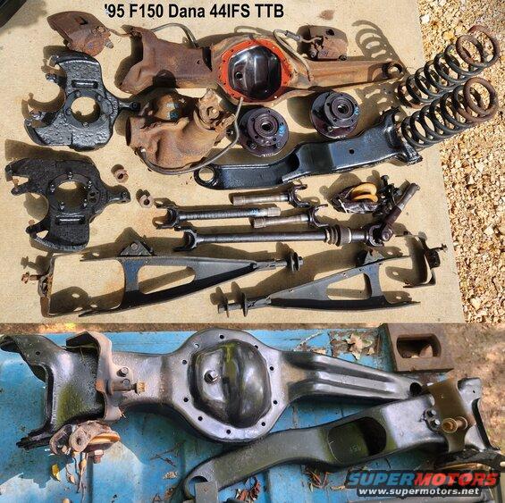 d44ifs95f.jpg '95 Dana 44IFS TTB cleaned, stripped, sandblasted, & painted
IF THE IMAGE IS TOO SMALL, click it.

The calipers, springs, chunk, and a few other parts aren't getting blasted or painted.