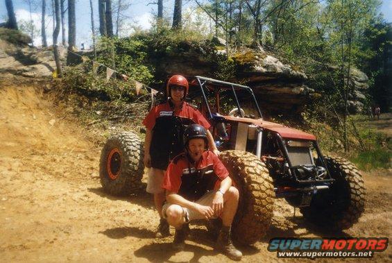 miller1.jpg Driver Rob Ellis (standing) and Spotter Todd Estes pose with the Spyder 2 after completing "Battleship."