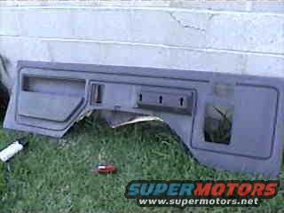 ford bronco rear interior panels