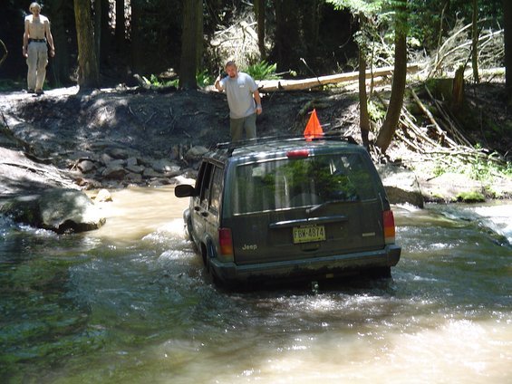 kencross.jpg Ken crossing the creek.