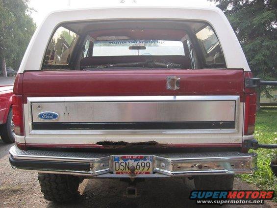 Ford bronco replacement tailgate #4