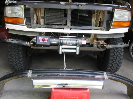 Ford bronco winch mount #10