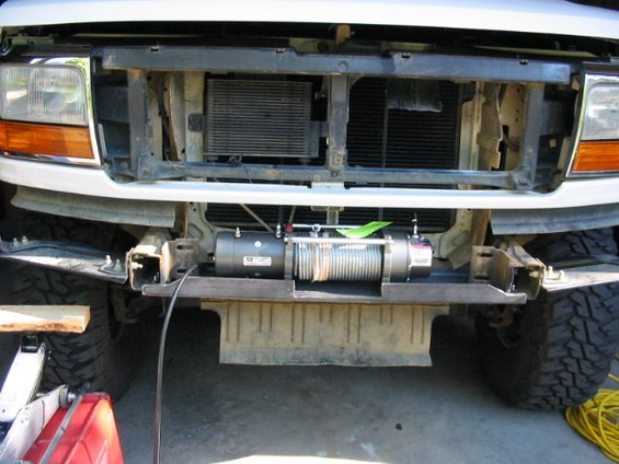 Ford bronco winch mount #4