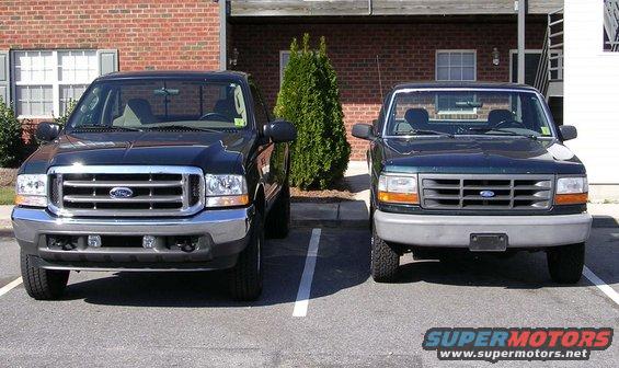 frontboth.jpg The F250 w/ his older brother, my old 95 F150