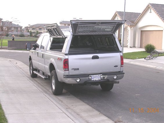 Ford superduty camper shell #7