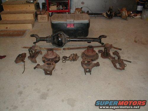 1979 Ford bronco front axle width #7