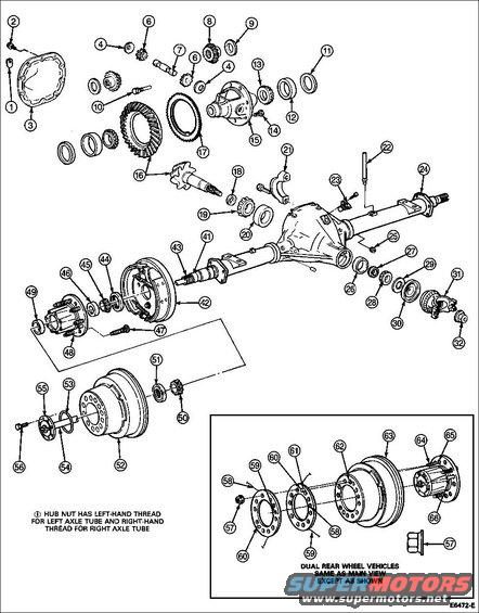 Ford 10.25 axle code #3