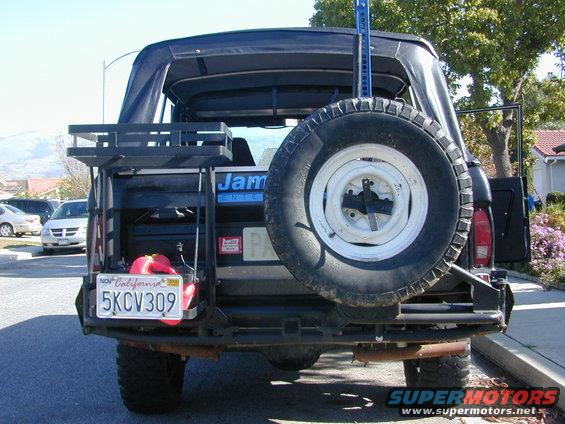 dscn8835.jpg tire carrier with the new California plates                  (you knooow).  
