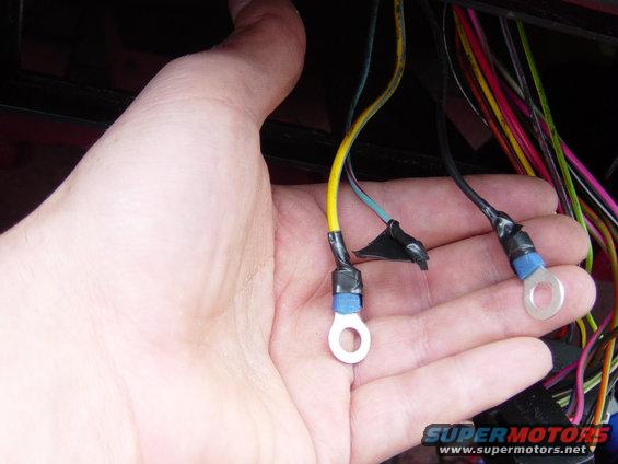 wireswrapped.jpg Wrapped the wires with some electrical tape to keep them from causing problems later.