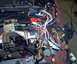 The RKE barely fits under the autolamp module.  The wires that run under the steering column area we...