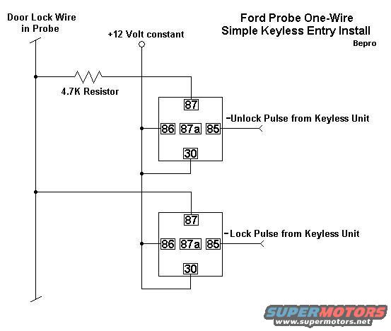 keyprobe.jpg Aftermarket Keyless Entry installation