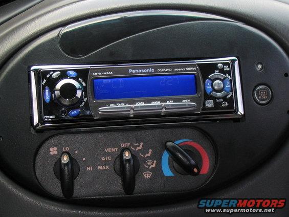 new-deck.jpg Panasonic CQ-C5410U head unit - speakers are Pioneer 6x8" in rear with Kicker component set in the doors (mids, tweeters and crossovers)