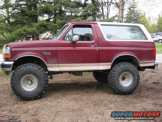 93 Ford bronco lifted #9