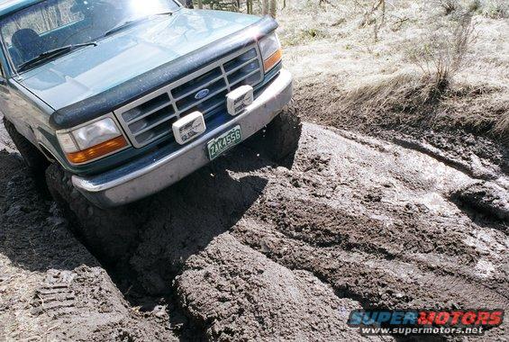 mud2.jpg After just being strapped out the mud flowed back into the ruts.