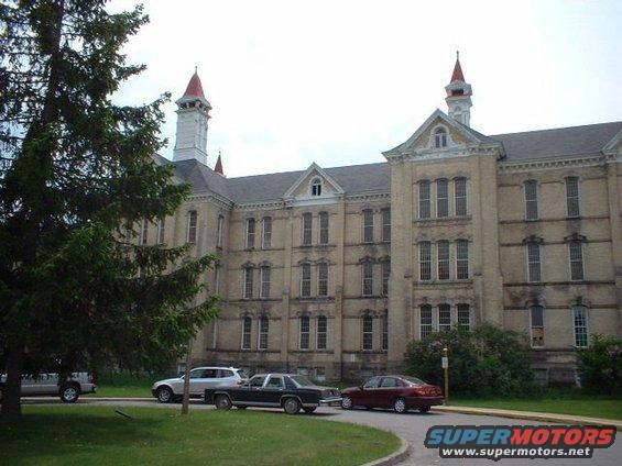 bld50_1.jpg In front of Building 50, the main building of the Traverse City State Hospital.