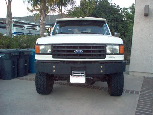 Ford bronco ii winch bumper #3