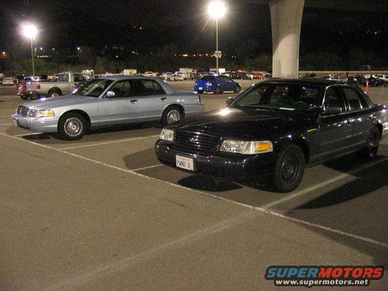 img_1907.jpg The silver is San Diego PD, I believe 98-99 (amber rear lights) with civilian appearance package.  Dk Wedgewood (foreground) is mine.